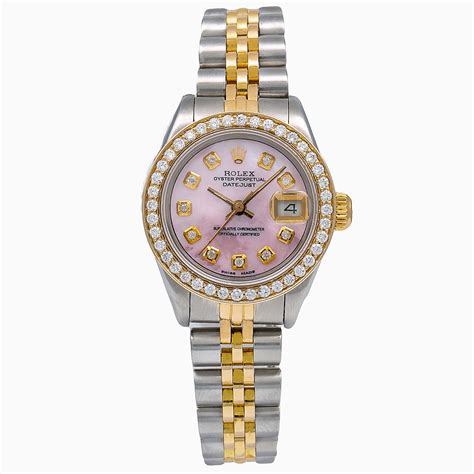 rolex oyster perpetual datejust womens pink|rolex lady datejust pink dial.